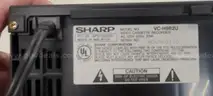 QTY:1  Sharp Video Cassette Recorder (VCR) VC-H982U &#x2013; Pickup in Los Angeles.