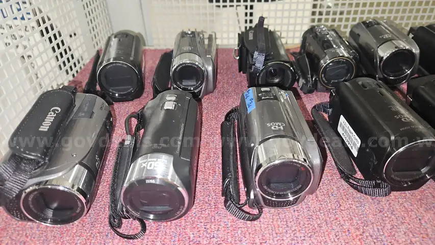 Assorted HD Camcorders &#x26; Nikon Camera