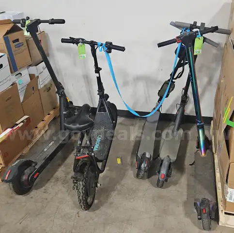 Lot of Electric Scooters