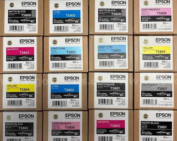 QTY: 16 Epson Ink Cartridges for Epson Stylus Pro 3800  - Pickup in Los Angeles (213)510-6994