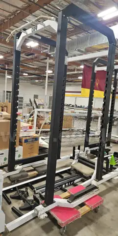 Power Lift Squat Rack with Crossbar &#x26; Attachments