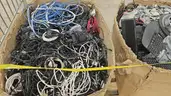 2 Bins of cables and Other Components
