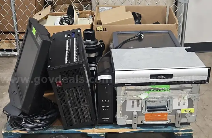 Assorted Cameras, Monitors & Components