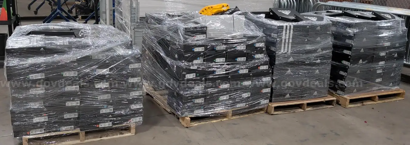 4 Pallets of Assorted Adidas Cleats (Multiple Sizes/Styles)