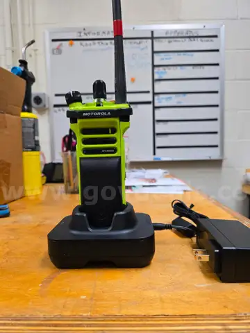 16 Motorola APX 6000 XE Portable Radios and Chargers