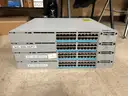 4x Cisco Catalyst C9300 Network Switches C9300-24UX-E V05