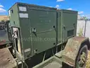 Military Surplus Generator Set &#x2013; Diesel Engine, Trailer Mounted (Libby Corp MEP-007B, 100kW)