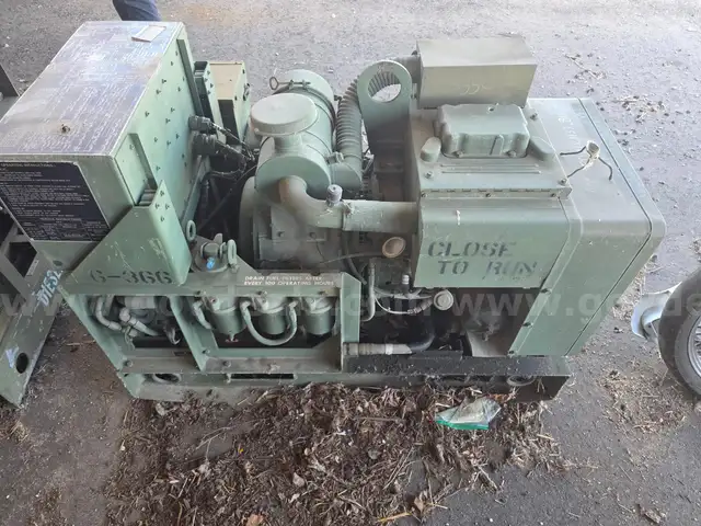 Military Surplus Generator Set &#x2013; Libby MEP-002A Diesel, 5 kW 60 Hz