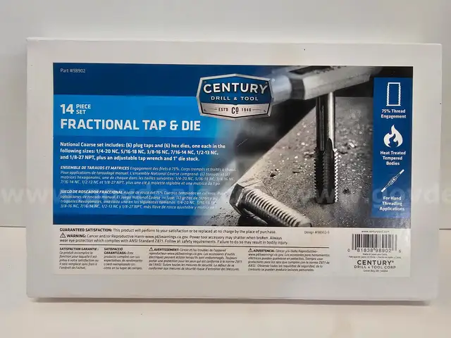 Fractional Tab &#x26; Die Set (Anchorage, AK)