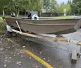 1980&#x27;s River Boat w/Motor and Trailer (*Fairbanks, AK*) IRIS