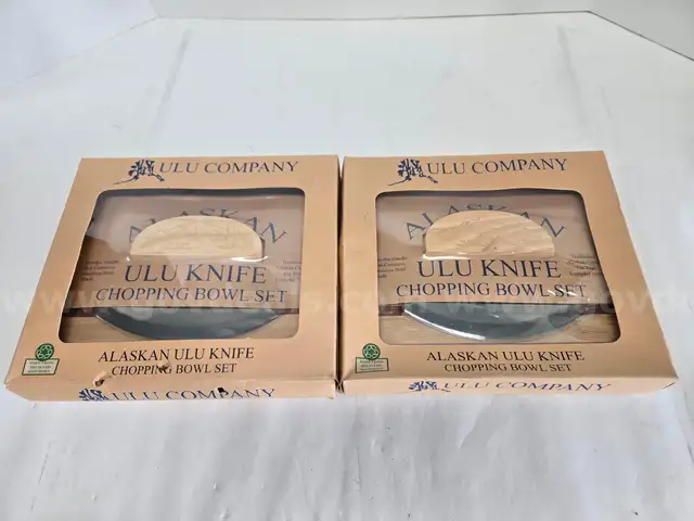 Ulu Knife and Bowl Sets (Anchorage, AK)
