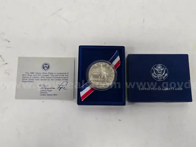 U.S. Liberty Silver Dollar Coin (Anchorage, AK)