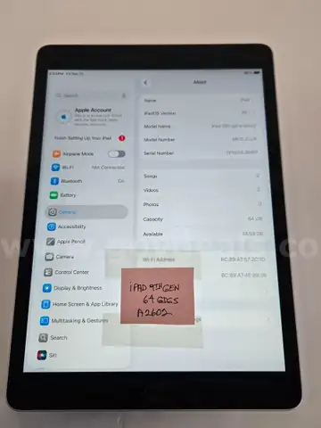 Apple iPad 9th Gen 64 Gigs (Anchorage, AK)
