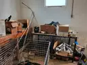 Assortment of irrigation hose, parts and nozzles