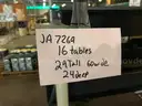 Lot of 16 Tables