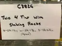 2 Wire Shelving Racks(4 Shelves)