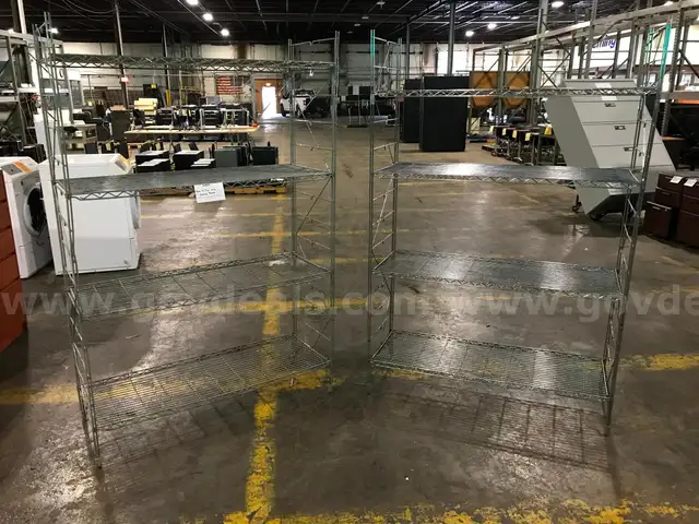 2 Wire Shelving Racks(4 Shelves)