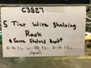 1 Wire Shelving Rack(5 Shelves) **Some Shelves Bent