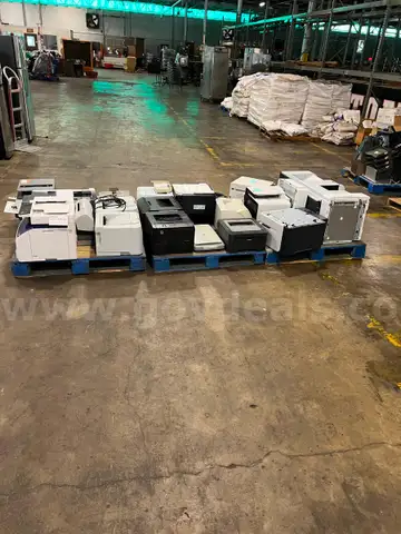 3 Pallets Printers