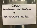 Manitowoc Ice Machine with Ice-O-Matic Ice Bin