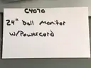 24&#x22; Dell Monitor w/Power Cord