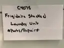 Frigidaire Stacked Washer/Dryer **For Parts/Repair