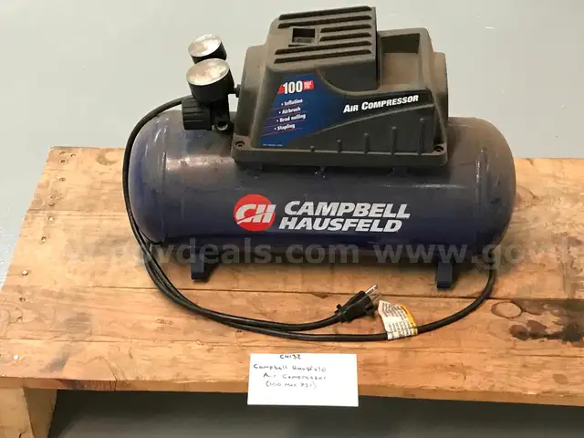 Campbell Hausfeld Air Compressor 100 Max PSI