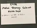 Metal Storage Cabinet **With Key