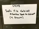 Remington Rand File Cabinet with Safe(4 Drawer)