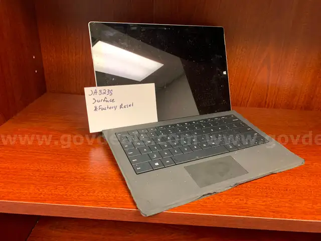 Windows surface Factory reset