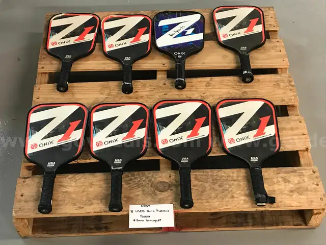 8 USED Onix Pickleball Paddles **Some Damaged