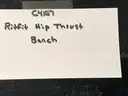 Ritfit Hip Thrust Bench