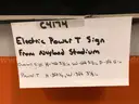 Electric Power T Sign from Neyland Stadium