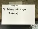 3 Pallets Light Fixtures