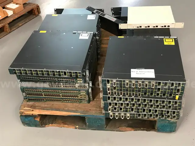 Pallet of Assorted Networking Equipment