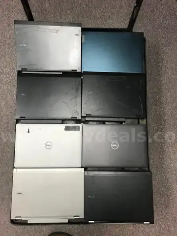 8 Assorted Dell Laptops **1 w/Bad Battery