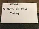 6 Rolls of Rubber Floor Matting