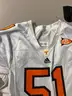 Used Football Jersey--White #51