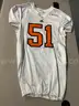 Used Football Jersey--White #51