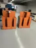 2 Rolling Display Shelves