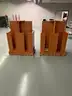 2 Rolling Display Shelves