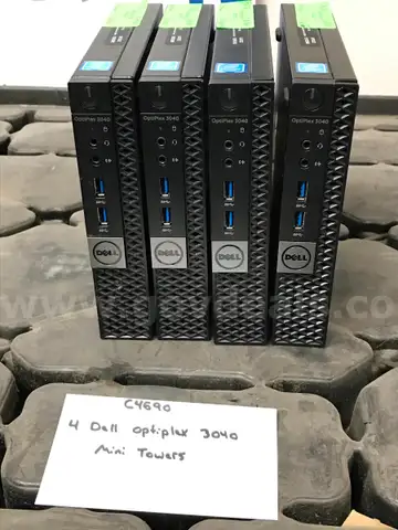 4 Dell Optiplex 3040 Mini Towers