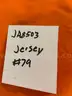 Used Football Jersey--Orange #79