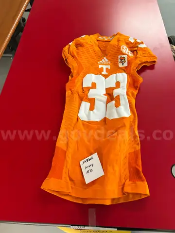 Used Football Jersey--Orange #33