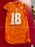 Used Football Jersey--Orange #18
