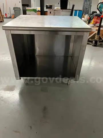 Stainless Steel Work Table/Cabinet **Damaged