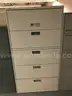 4 Assorted Lateral File Cabinets(5 Drawer)