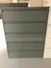 4 Assorted Lateral File Cabinets(5 Drawer)