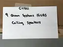 9 Quam Systems 16URS Ceiling Speakers