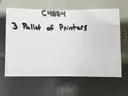 3 Pallets of Printers